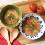 塩糀のトマトスープ