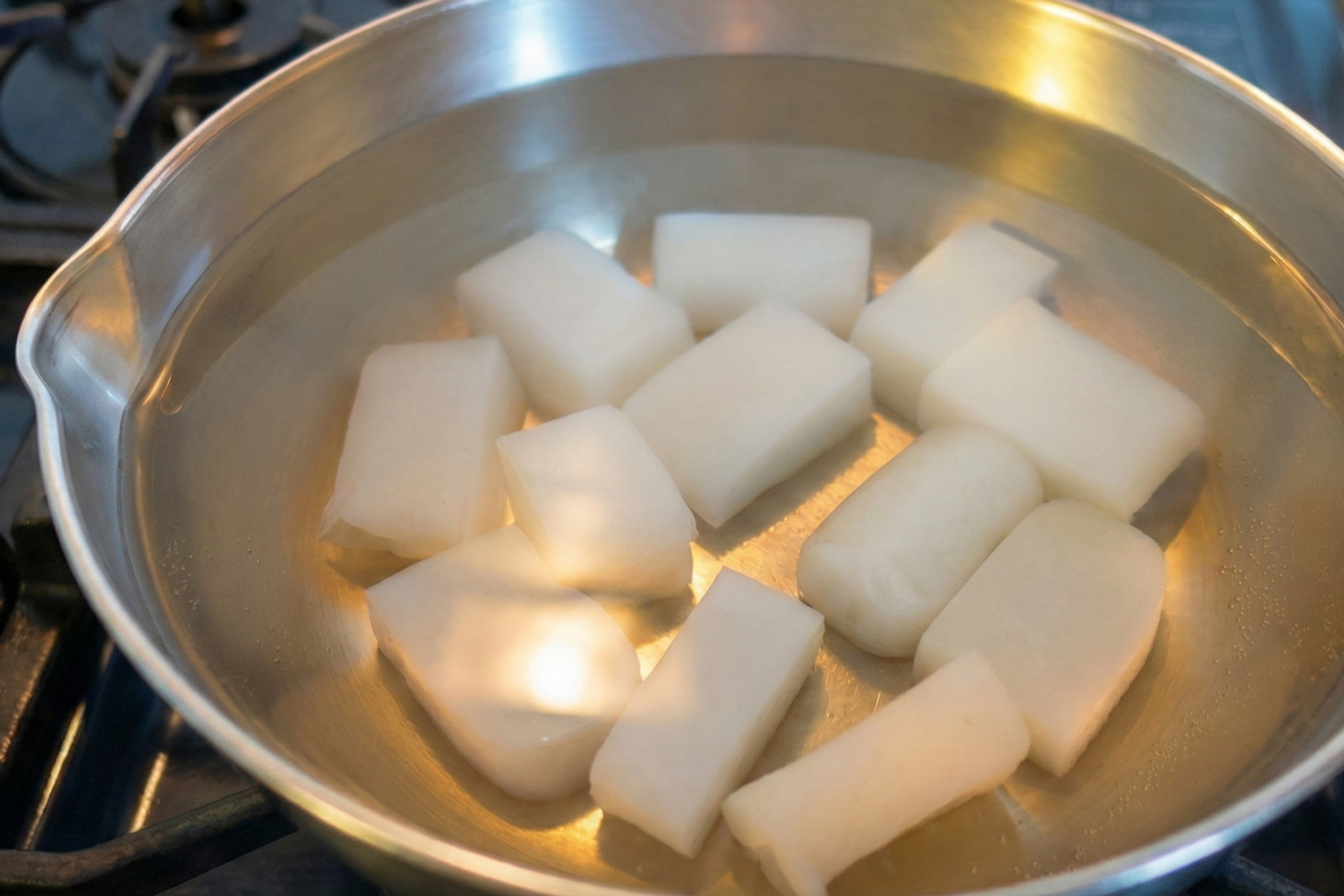 こんにゃくの下茹で