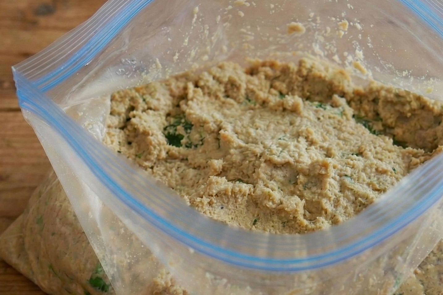 ジップロックに入ったぬか漬け