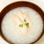 鶏と塩糀の中華粥