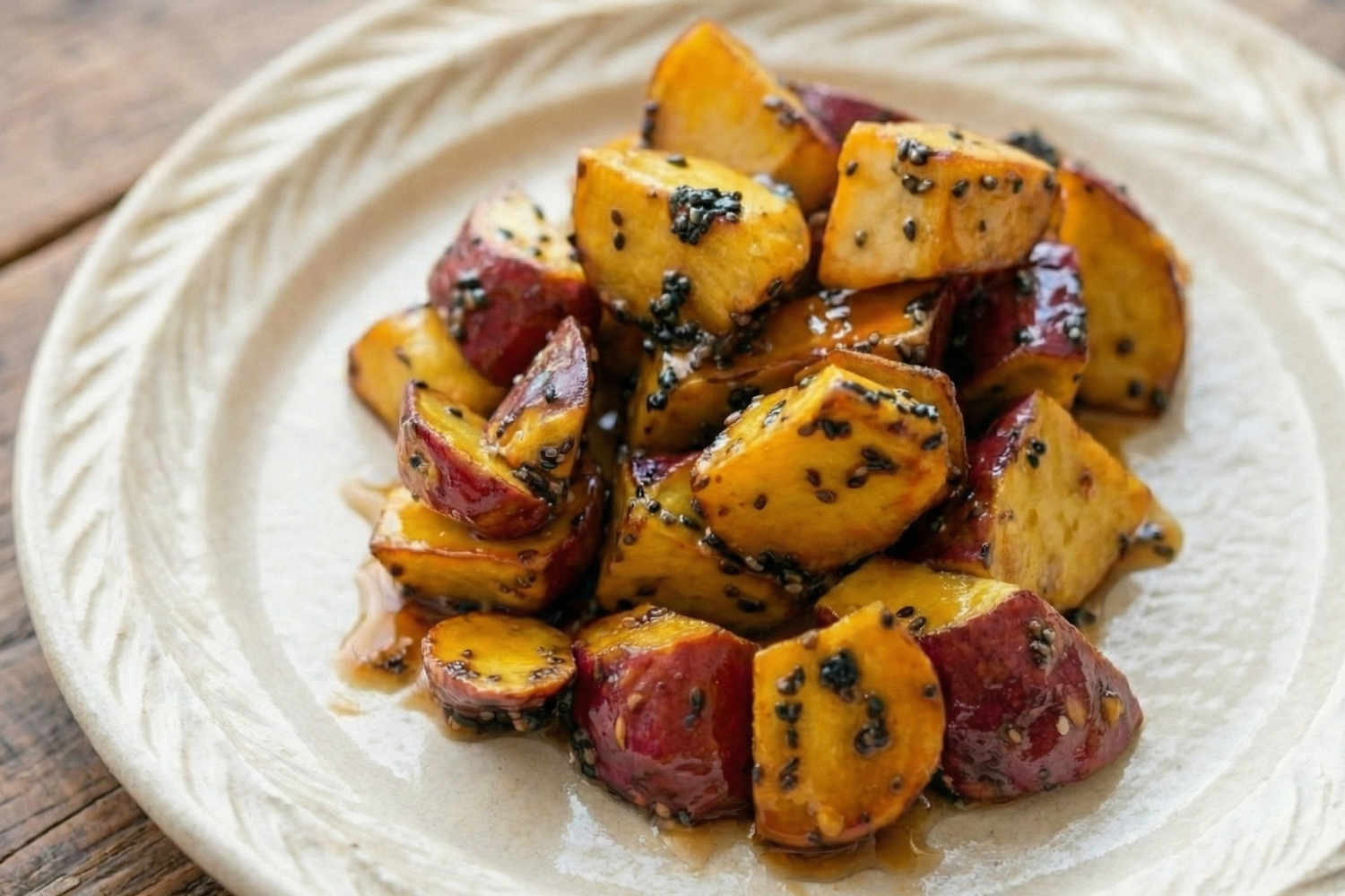 さつまいもでみりん大学芋