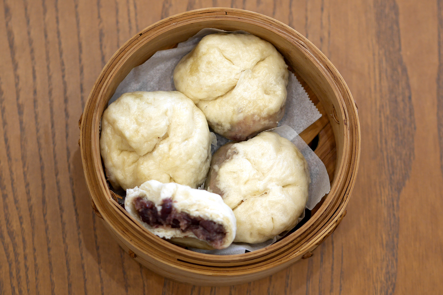 発酵あんこで作ったあんまん