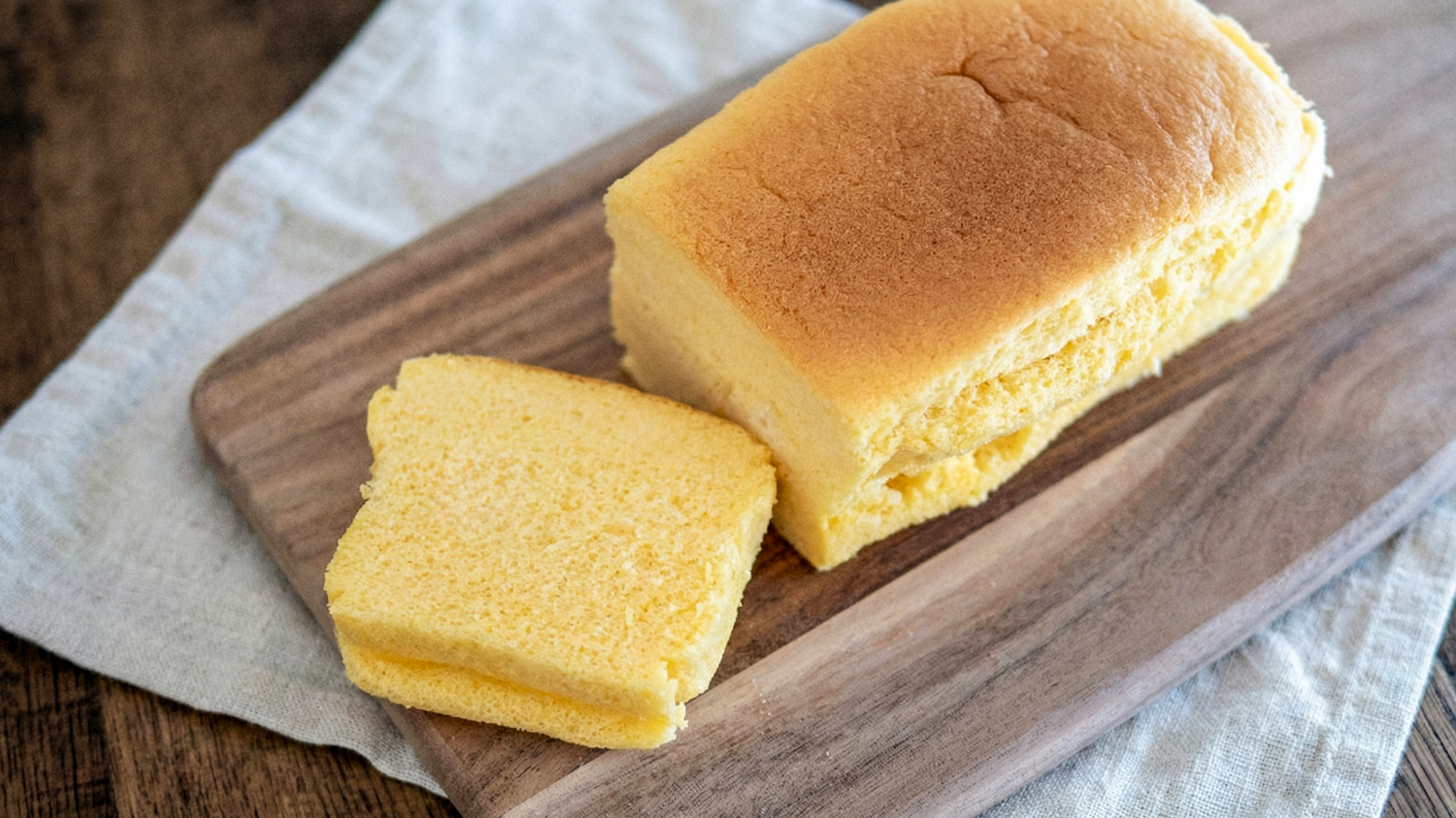 米粉の台湾カステラできあがり