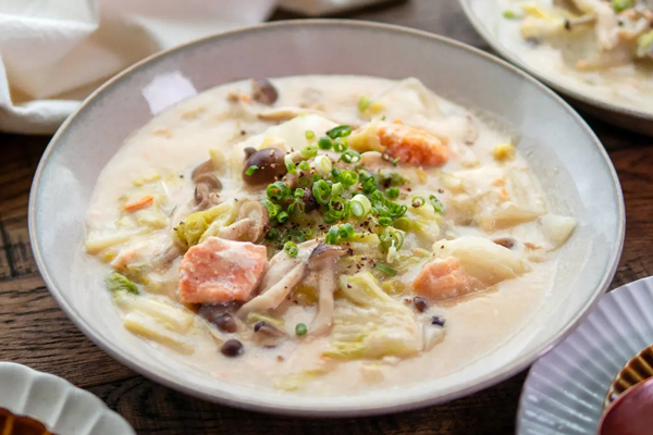 塩麹と味噌で白菜の和風クリーム煮