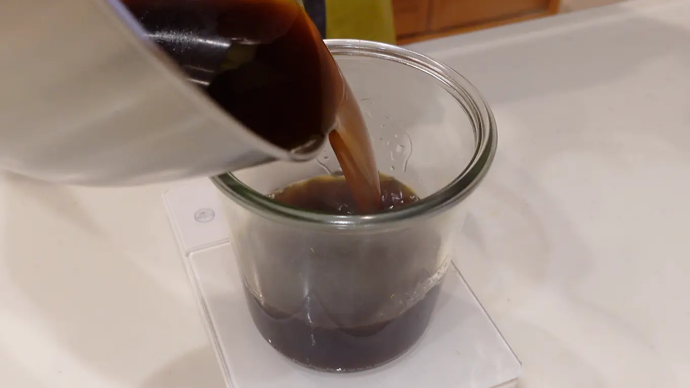 保存容器に移す