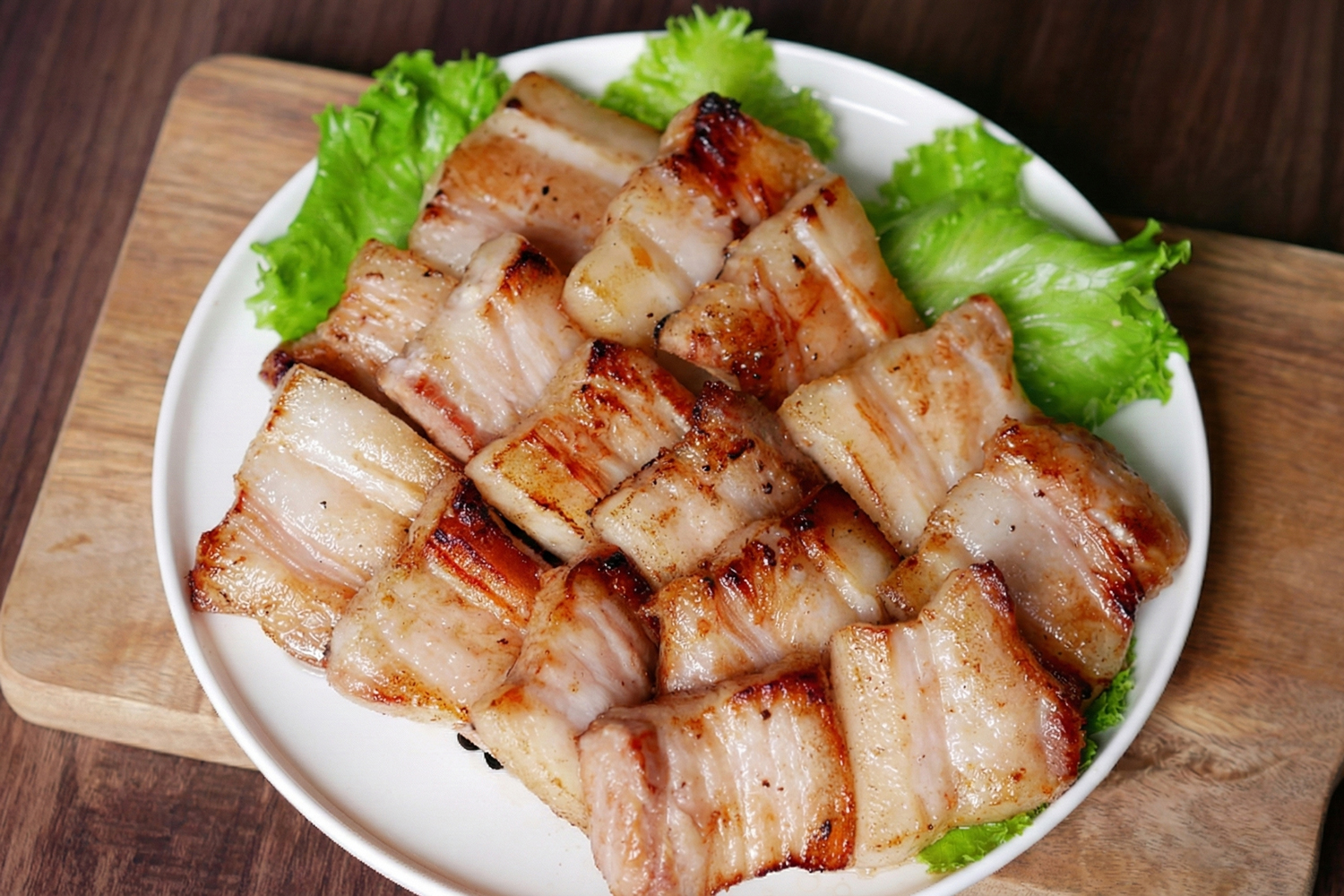 塩麹で豚バラ肉のソテー