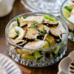 塩麹でカブとナスの生姜漬けできあがり