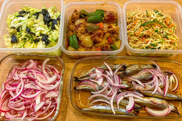 清潔な保存容器に入れて冷蔵保存