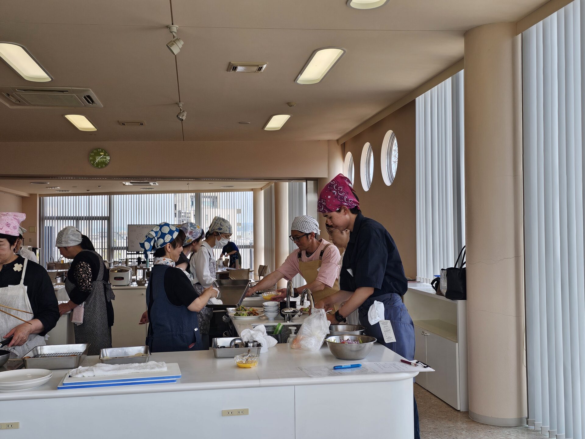 調理実習の様子