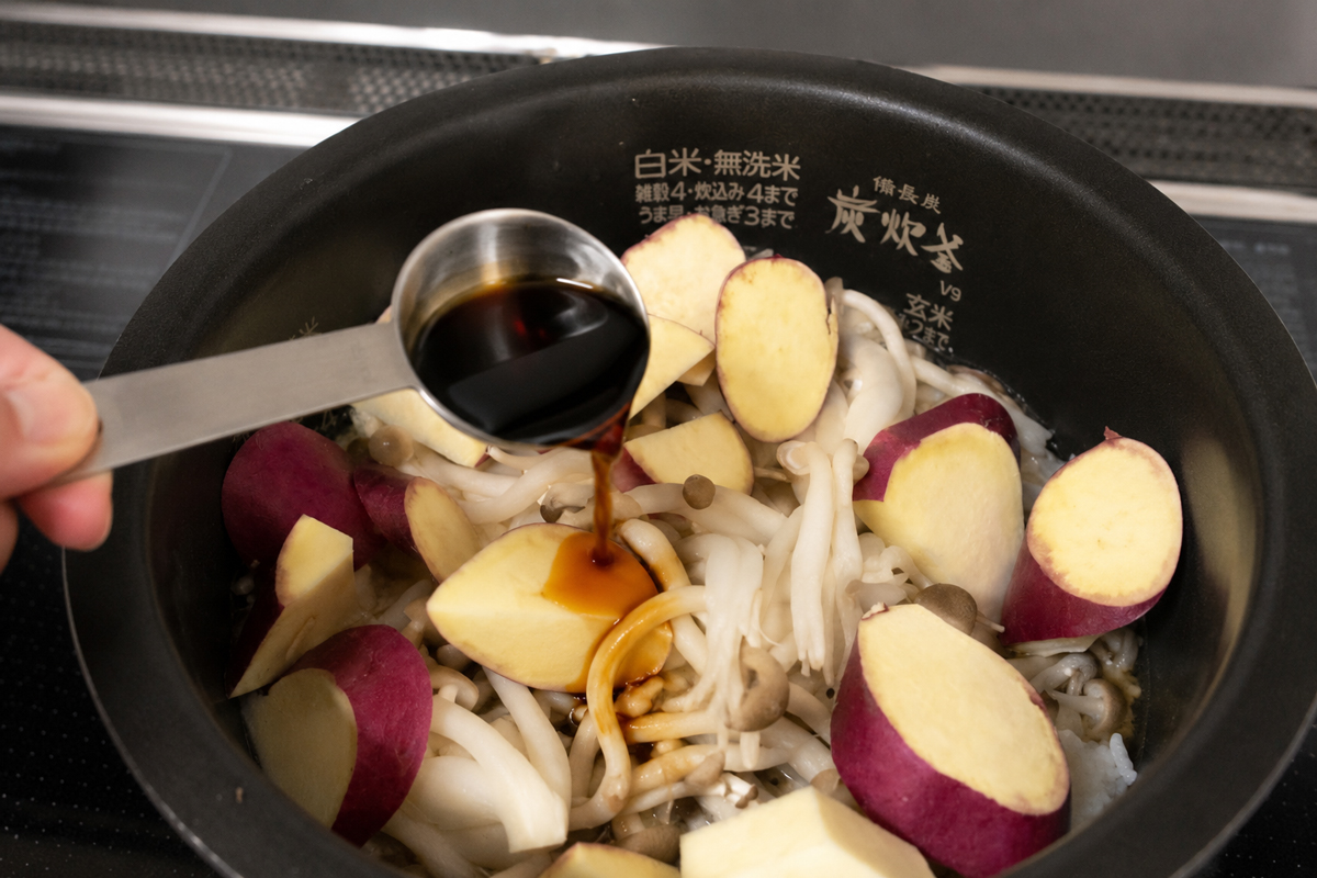いしるを炊き込みご飯に使用