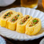 納豆の塩麹卵焼き