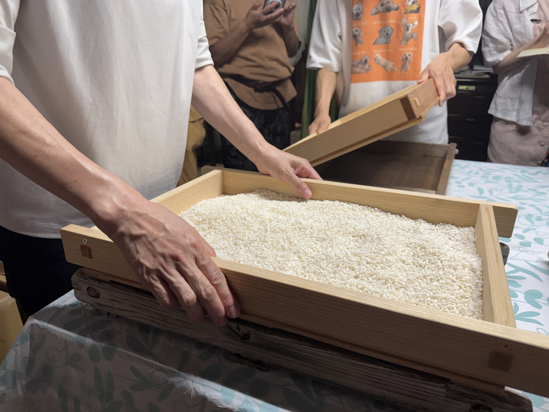 麹づくり切り替えし