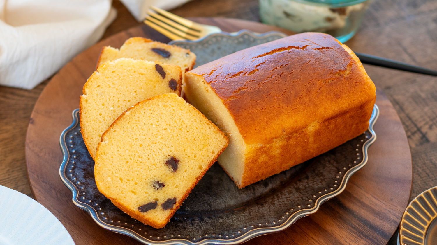米粉と酒粕のパウンドケーキ